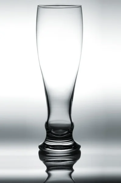 Leeg glas bier — Stockfoto