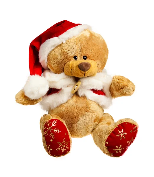 Ursul de Crăciun Teddy — Fotografie, imagine de stoc