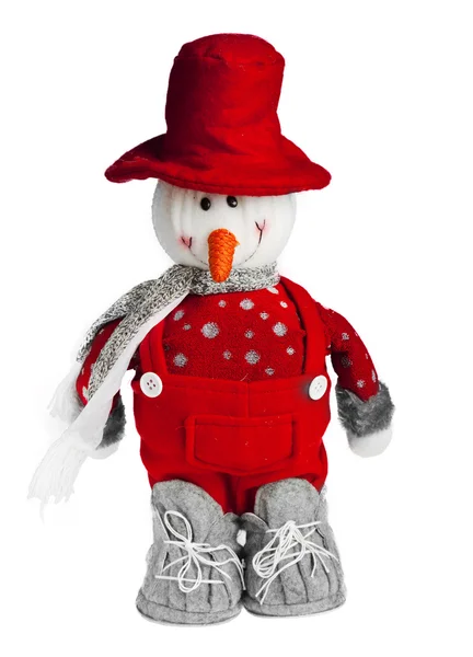 Boneco de neve brinquedo — Fotografia de Stock