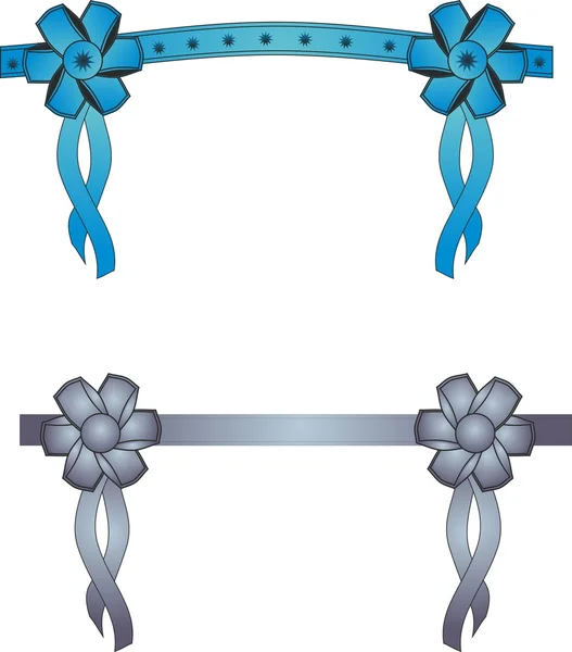Bows on tape — Stock Photo, Image
