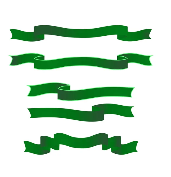 Grünes Band Zwei Davon Mit Gelbem Rand — Stockfoto