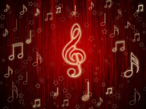Background of musical symbols — Stock Photo, Image