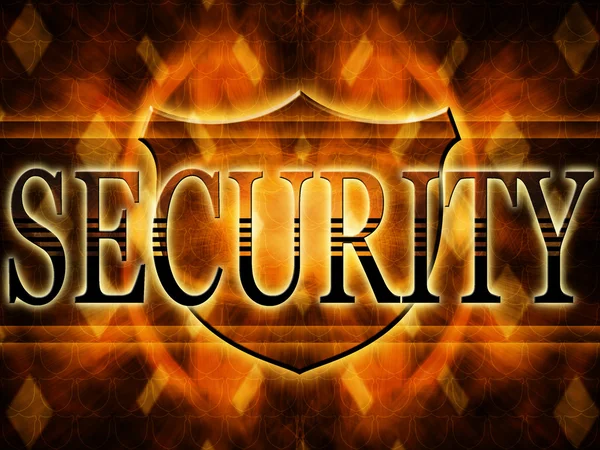 Shield of security — Stock Photo, Image