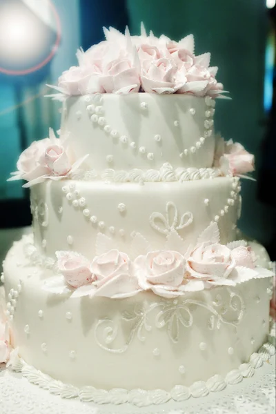 Virágos torta — Stock Fotó