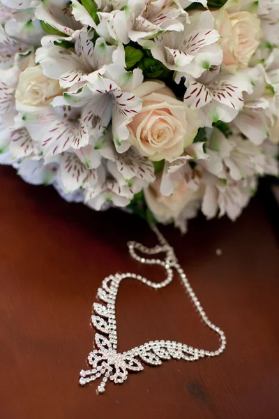 花嫁の髪飾り — ストック写真