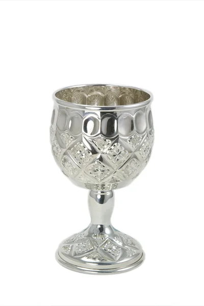 Silver vin cup Royaltyfria Stockfoton