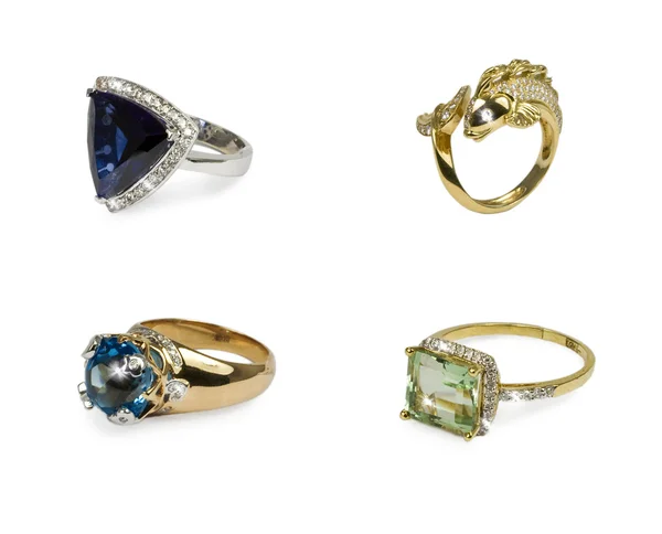Anéis e jóias — Fotografia de Stock