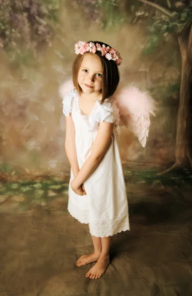 Anioł dziewczyna — Zdjęcie stockowe