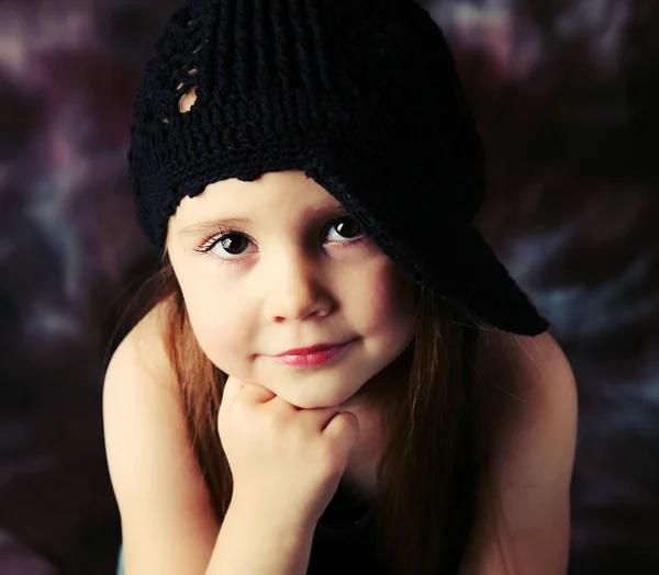Nádherná dívka předškolní — Stock fotografie