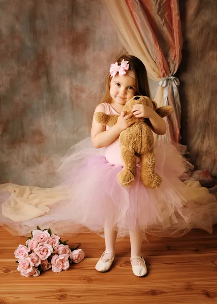 Pequena bailarina beleza Fotografia De Stock