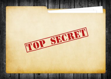 Top Secret Folder clipart