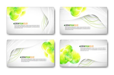 Modern Business-Card Set clipart