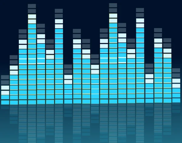 Hullám equalizer — Stock Fotó