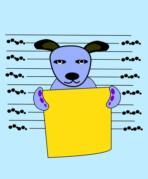 Cartone animato cane — Foto Stock