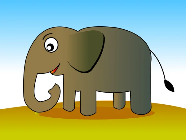 Sloní ilustrace — Stock fotografie