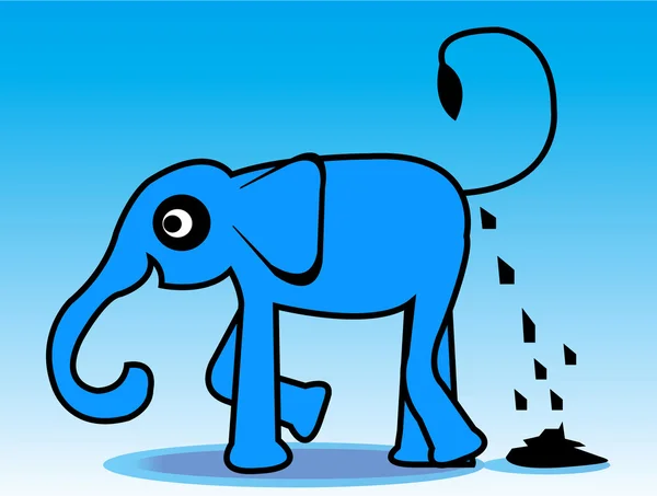 Ilustración de elefantes — Foto de Stock