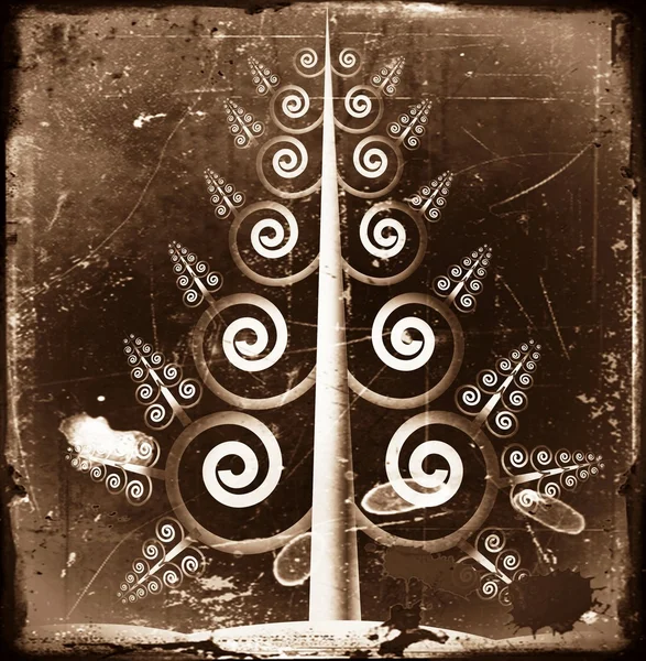 실루엣 나무 — 스톡 사진