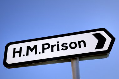 HM Prison Sign clipart