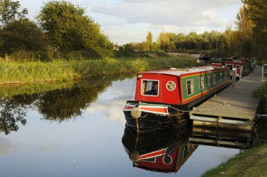 Canal Barges clipart