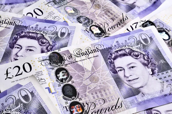 Egyesült Királyságban bankjegyek — Stock Fotó