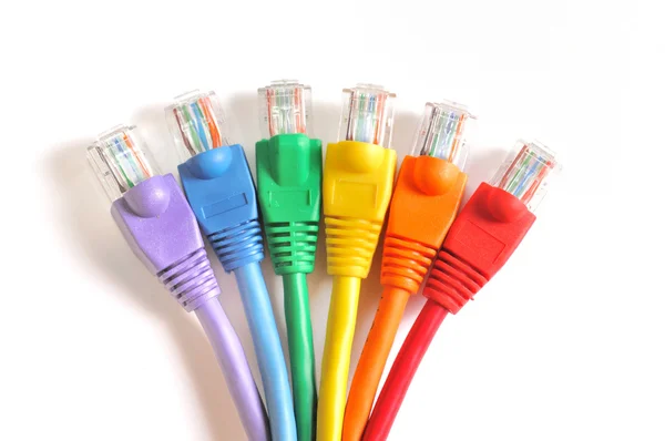 stock image Rainbow Network Plugs