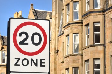 20Mph Residential Zone clipart