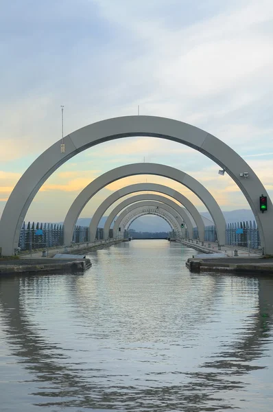 Upper Approach to the Falkirk Wheel — Stock Photo, Image