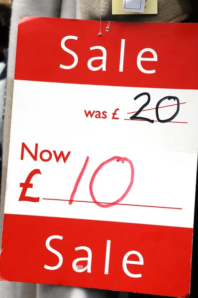 stock image Discount tag in UK pounds