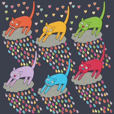 komik kedi kümesiyle