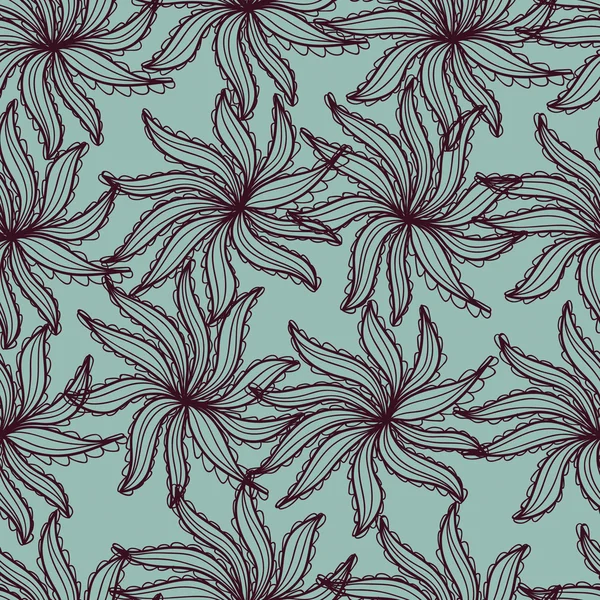 Image de motif de fleur sans couture — Image vectorielle