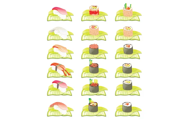Sushi wektor — Wektor stockowy