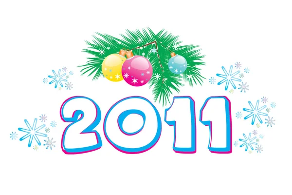 stock vector 2011 new year vector