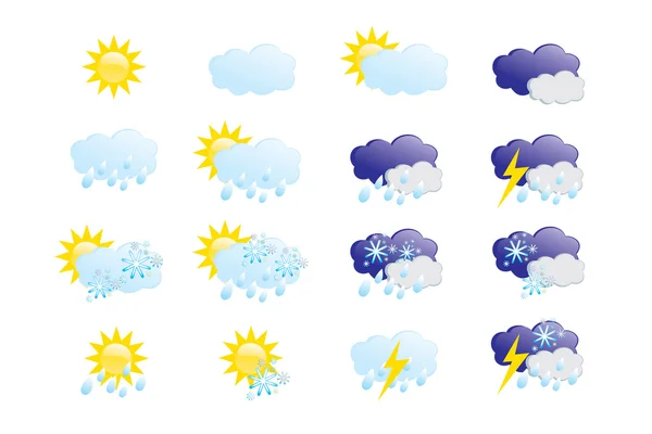 stock vector Weather Icons