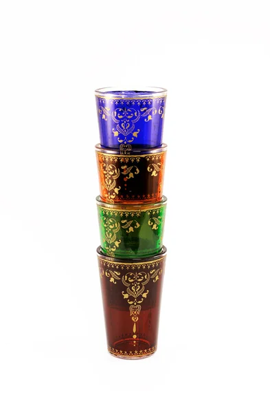 dört Fas çay bardakları