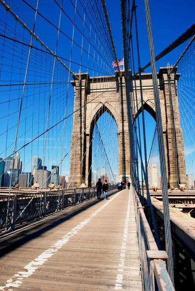 Бруклинский мост Стоковое Фото