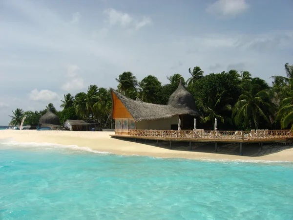 Maledivské resort — Stock fotografie