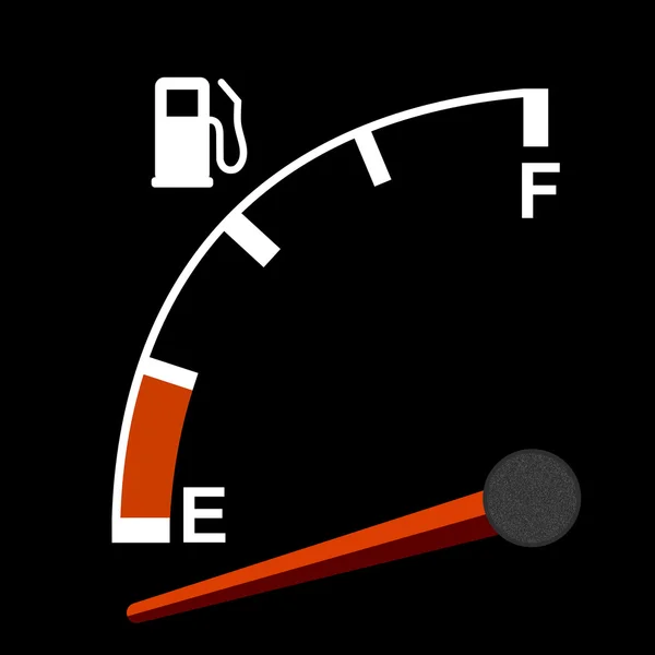Gas gauge — Stock Vector