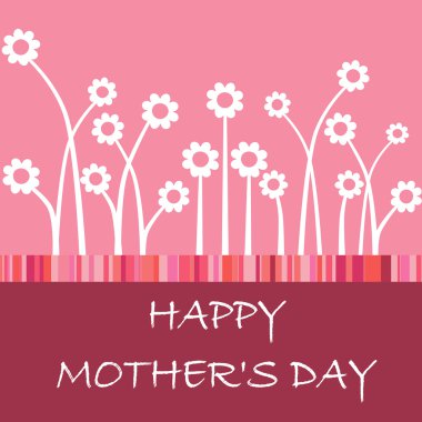 Happy mother's day card clipart