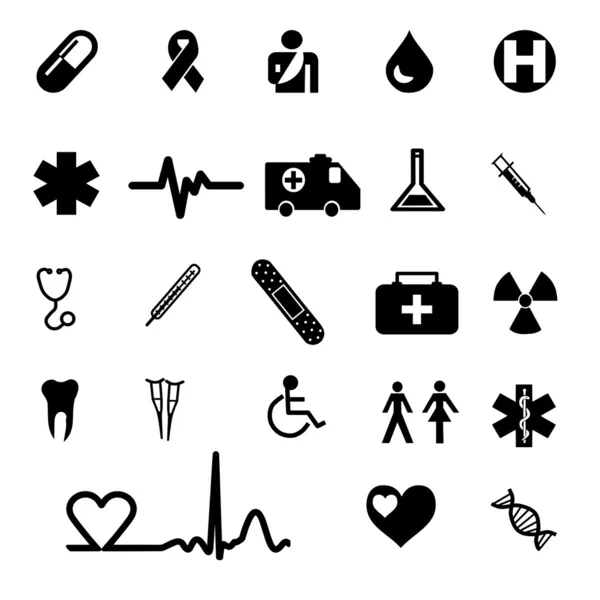 Ikony medyczne — Wektor stockowy
