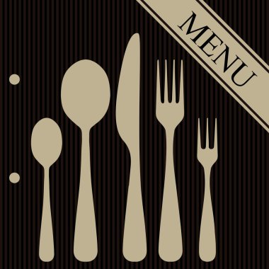 Restaurant menu design clipart