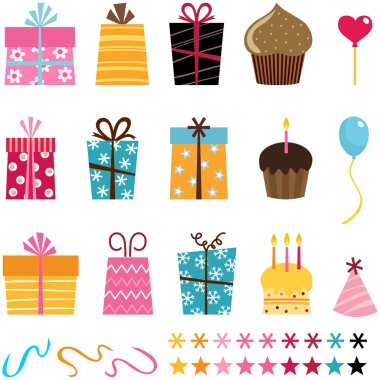 Gift set clipart