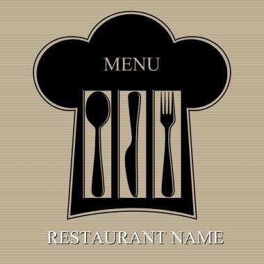 Restaurant menu clipart