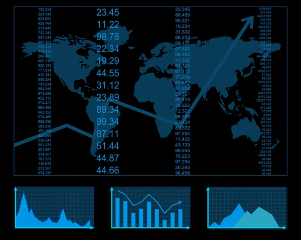 Pénzügyi jelentés — Stock Vector