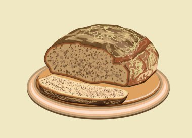 Vector bread clipart