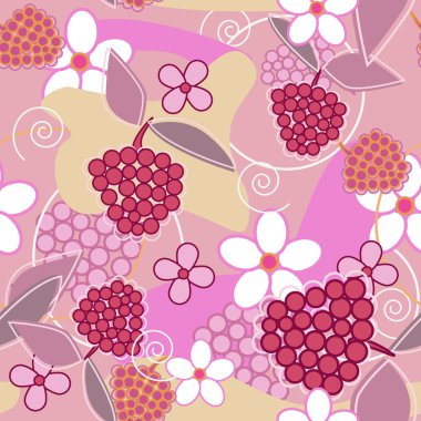 Beautiful floral texture clipart