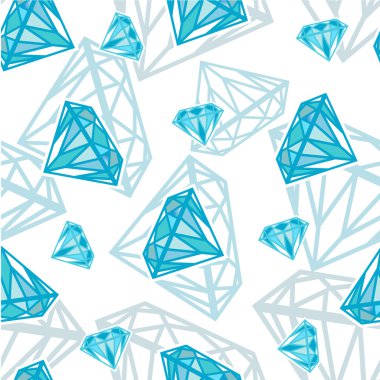 Seamless texture with diamonds clipart