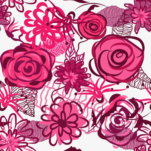 Mooie bloemen textuur — Stockvector