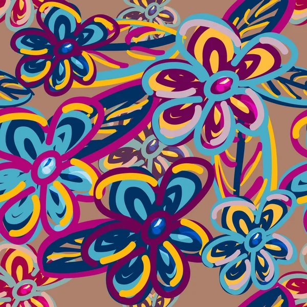 Textura de flores brillantes — Archivo Imágenes Vectoriales