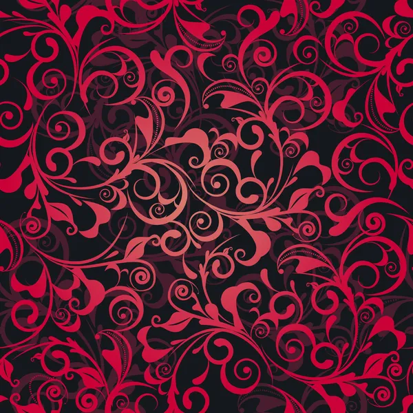 Red damask — Stock Vector