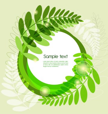 Green leafs clipart